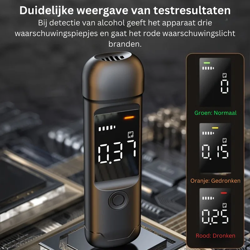 Digitale Alcoholtester — extra foto