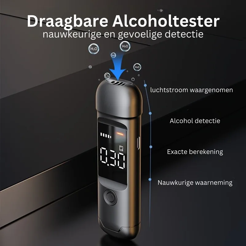 Digitale Alcoholtester — extra foto